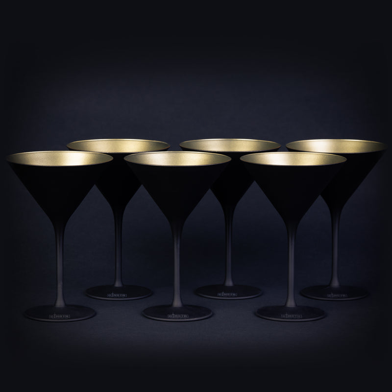 Sechs original GINSTR Cocktailgläser (5+1 Aktion)